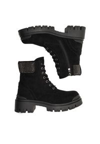 DeeZee Trzewiki PIA H25331-1 Czarny. Kolor: czarny. Materiał: materiał #5