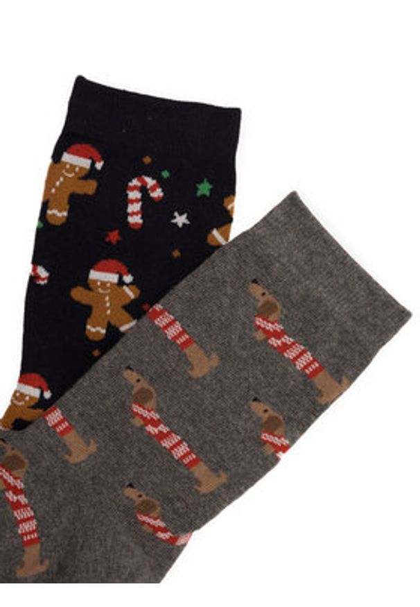 Lasocki Skarpety długie 2MB-002-AW23 (2-pack) Kolorowy. Materiał: materiał. Wzór: kolorowy