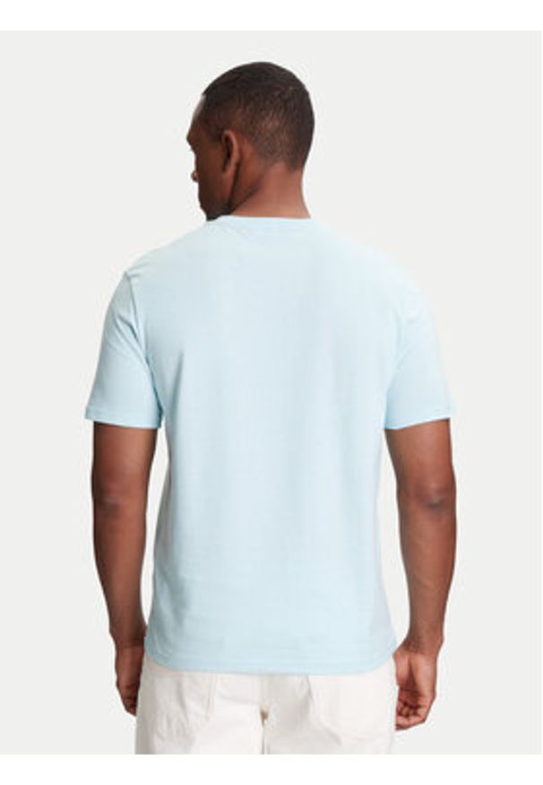 United Colors of Benetton - United Colors Of Benetton T-Shirt 3MI5J1AF7 Błękitny Regular Fit. Kolor: niebieski. Materiał: bawełna