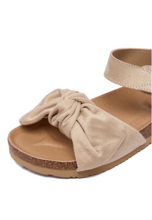 DeeZee Sandały CEO-CS20181-23 Beżowy jasny. Kolor: beżowy. Materiał: materiał