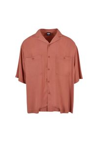 Urban Classics - Męska Koszula Oversized Resort. Kolor: żółty, wielokolorowy, pomarańczowy #1