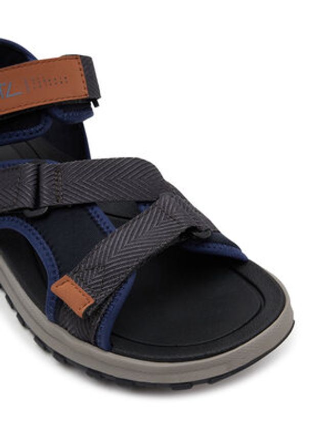 Clarks Sandały ATL Trek Tide 26181521 Granatowy. Kolor: niebieski. Materiał: materiał