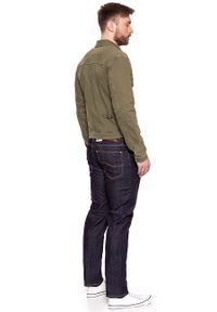 Wrangler - KURTKA JEANSOWA WRANGLER PLEATED JACKET FOREST RAIN W497W955A. Materiał: jeans #3