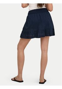 only - ONLY Spódnica mini Katti 15376205 Granatowy Regular Fit. Kolor: niebieski. Materiał: bawełna #4