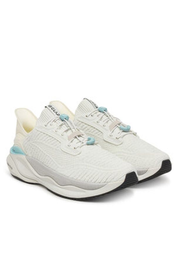Clarks Sneakersy Pace Rise 26187374 Biały. Kolor: biały. Materiał: materiał