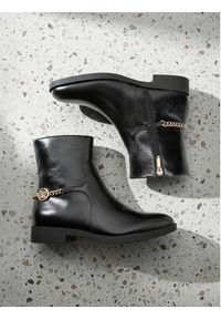 Nine West Botki CEO-RASHA-01 Czarny. Kolor: czarny. Materiał: materiał #2