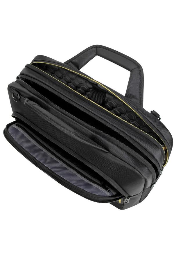 TARGUS - Torba Targus CityGear 14-15.6'' Topload czarny. Kolor: czarny. Wzór: paski. Styl: biznesowy