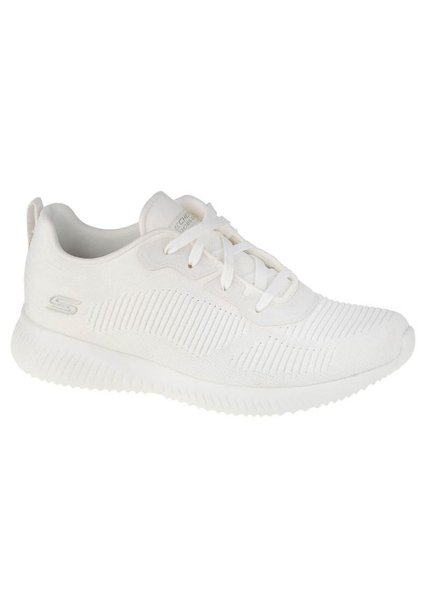 skechers - Buty do chodzenia damskie Skechers Sneaker. Zapięcie: sznurówki. Kolor: biały. Materiał: materiał, tkanina. Szerokość cholewki: normalna. Sport: turystyka piesza
