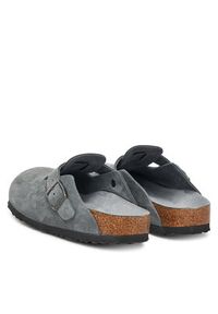 Birkenstock Klapki Boston Sfb 1030874 Szary. Kolor: szary. Materiał: skóra, zamsz #3