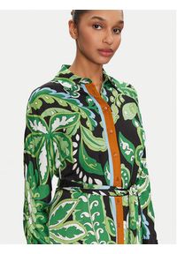 LOLA CASADEMUNT Sukienka koszulowa MS2516019 Zielony Regular Fit. Kolor: zielony. Materiał: syntetyk. Typ sukienki: koszulowe #2