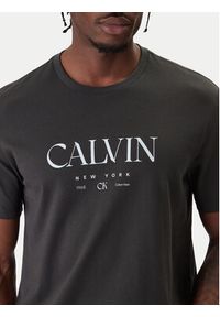Calvin Klein T-Shirt LV04RE807G Szary Regular Fit. Kolor: szary. Materiał: bawełna #5