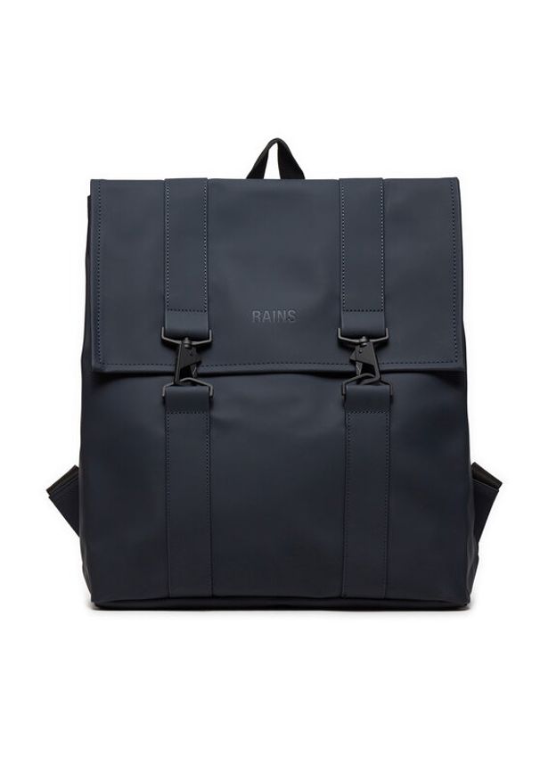 Rains Plecak MSN Bag W3 13300 Granatowy. Kolor: niebieski. Materiał: materiał