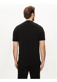 Karl Lagerfeld - KARL LAGERFELD T-Shirt 755024 542221 Czarny Regular Fit. Typ kołnierza: dekolt w karo. Kolor: czarny. Materiał: bawełna