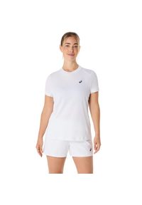 Damski jersey Asics Court. Kolor: biały. Materiał: jersey. Sport: tenis #1