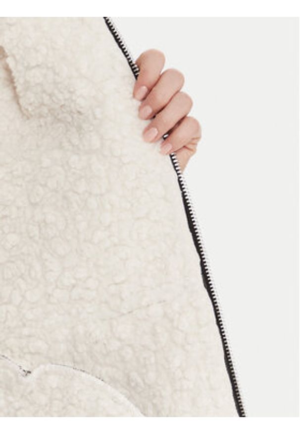 French Connection Kurtka z imitacji skóry 70ZAL Czarny Regular Fit. Kolor: czarny. Materiał: skóra