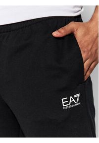 EA7 Emporio Armani Dres 8NPV50 PJ05Z 1200 Czarny Regular Fit. Kolor: czarny. Materiał: bawełna