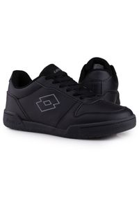 LOTTO - Buty męskie sportowe trampki Lotto TITANIS. Kolor: czarny. Sport: turystyka piesza