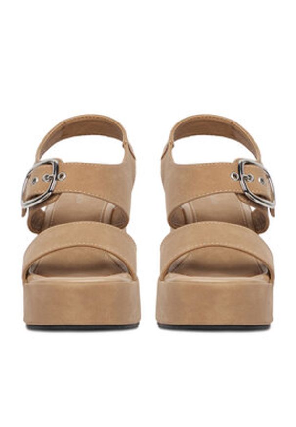DeeZee Sandały CEO-LB-G9349-A Beżowy. Kolor: beżowy. Materiał: materiał