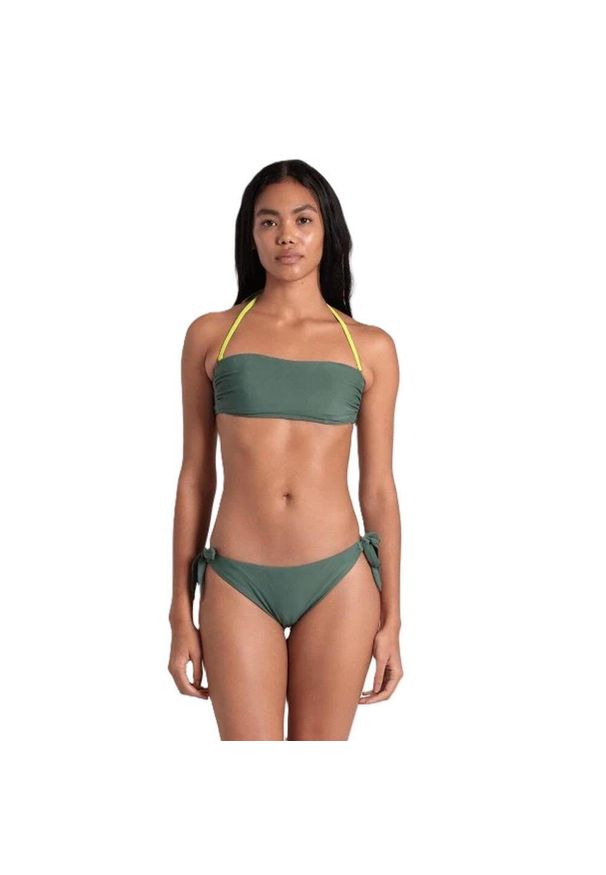 Strój kąpielowy damski dwuczęściowy kostium na basen Arena Profile Bikini. Kolor: zielony