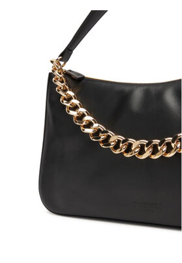 TwinSet - TWINSET Torebka 999TB7010 Czarny. Kolor: czarny. Materiał: skórzane