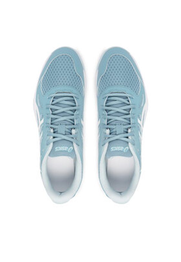 Asics Buty halowe Upcourt 6 1071A104 Niebieski. Kolor: niebieski. Materiał: skóra