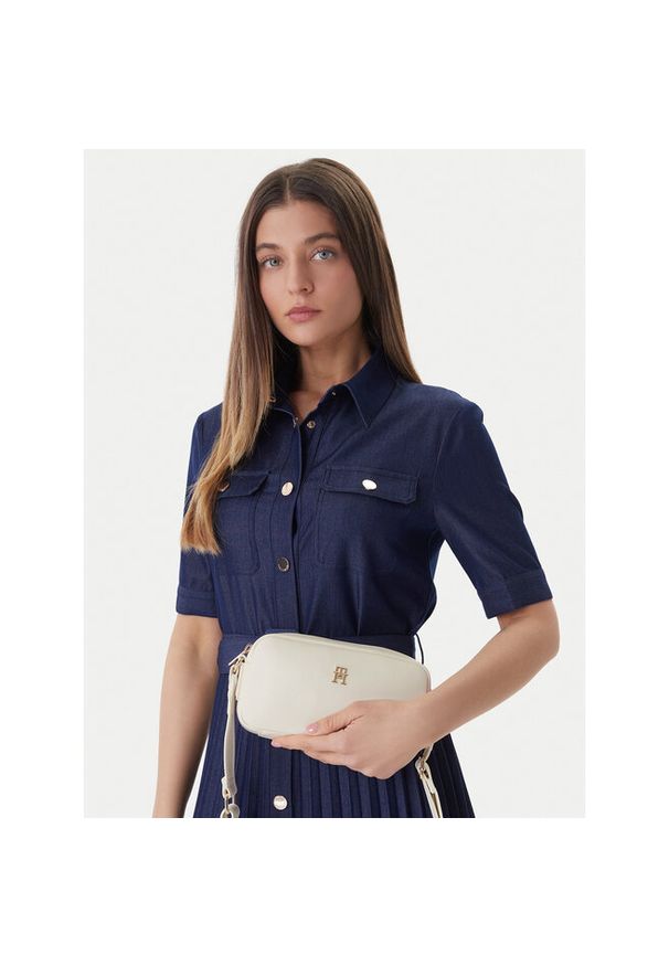 TOMMY HILFIGER - Torebka Tommy Hilfiger. Kolor: beżowy