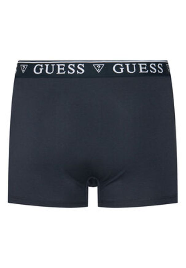 Guess Bokserki U4YF00 KCD31 Granatowy. Kolor: niebieski. Materiał: bawełna