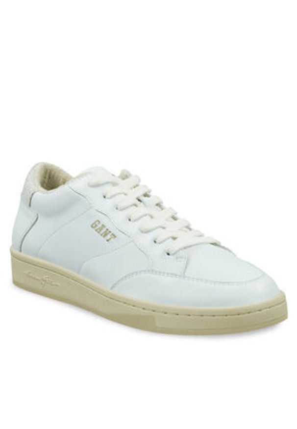GANT - Gant Sneakersy 30631901 Biały. Kolor: biały. Materiał: skóra