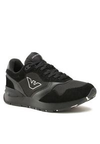 Emporio Armani Sneakersy X4X642 XN951 A083 Czarny. Kolor: czarny. Materiał: materiał #5