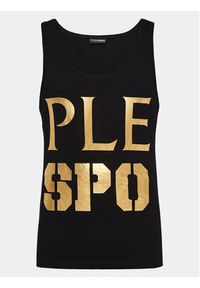 Plein Sport Tank top SACC MTK6039 SJY001N Czarny Regular Fit. Kolor: czarny. Materiał: bawełna. Styl: sportowy #5