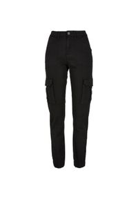 Urban Classics - Spodnie Damskie Twill Utility. Kolor: czarny. Długość: długie #1