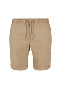 Szorty do joggingu z twillu Urban Classics Stretch. Kolor: beżowy. Długość: krótkie. Sezon: lato. Sport: bieganie #1