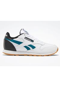 Buty na co dzień Reebok Classic Leather. Okazja: na co dzień. Kolor: biały, wielokolorowy. Materiał: skóra. Model: Reebok Classic. Sport: turystyka piesza