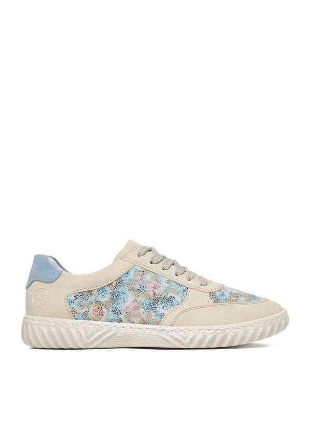 Sneakersy Rieker. Kolor: niebieski