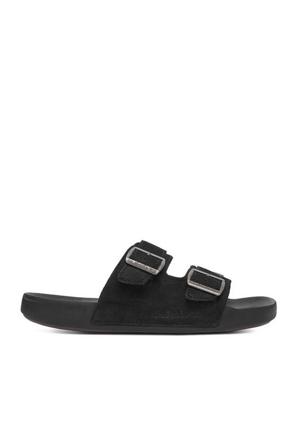 Quiksilver Klapki CWBEO-RAPID-32 MI08 Czarny. Kolor: czarny. Materiał: skóra, zamsz