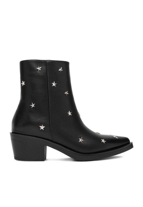 DeeZee Botki 23689-13 Czarny. Kolor: czarny. Materiał: syntetyk, materiał