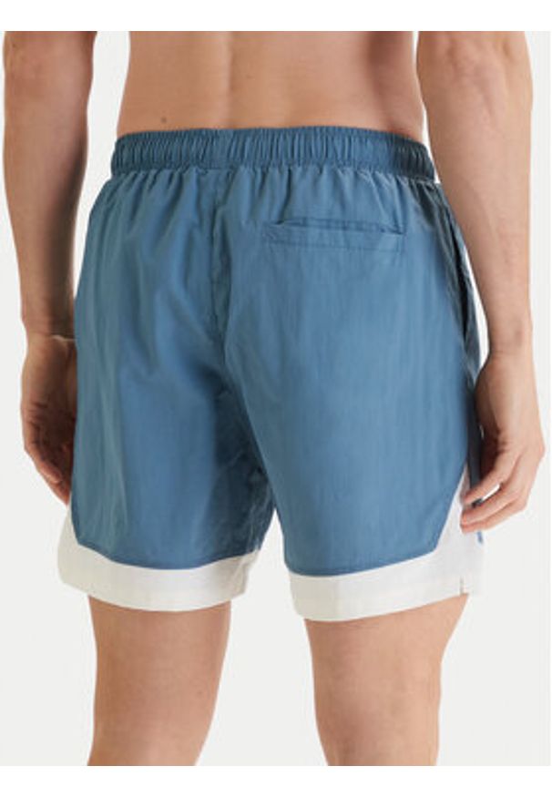 Nautica Szorty kąpielowe Paddy Swim NCC04503 Niebieski Regular Fit. Kolor: niebieski. Materiał: syntetyk