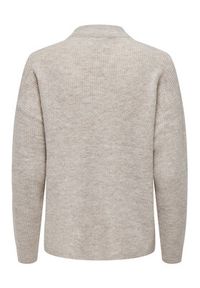 only - ONLY Sweter Camilla 15277080 Beżowy Regular Fit. Kolor: beżowy. Materiał: syntetyk #5