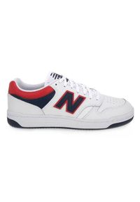 Buty do chodzenia męskie New Balance Lnr BB480. Zapięcie: sznurówki. Kolor: biały. Materiał: skóra. Szerokość cholewki: normalna. Sport: turystyka piesza