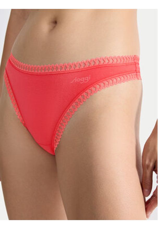Sloggi Komplet 3 par stringów Go Crush 10219704 Kolorowy. Materiał: bawełna. Wzór: kolorowy
