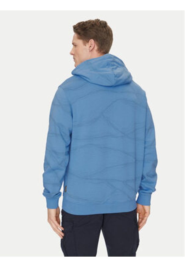 Napapijri Bluza Cellini NP0A4ILR Niebieski Relaxed Fit. Kolor: niebieski. Materiał: bawełna