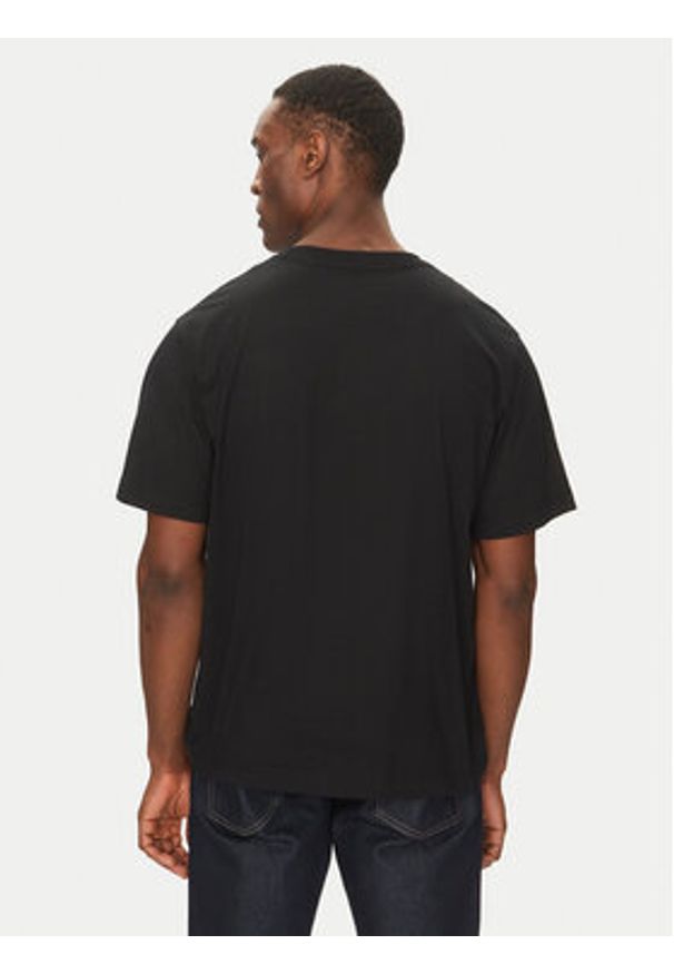 Jack & Jones T-Shirt Islington 12273019 Czarny Loose Fit. Kolor: czarny. Materiał: bawełna