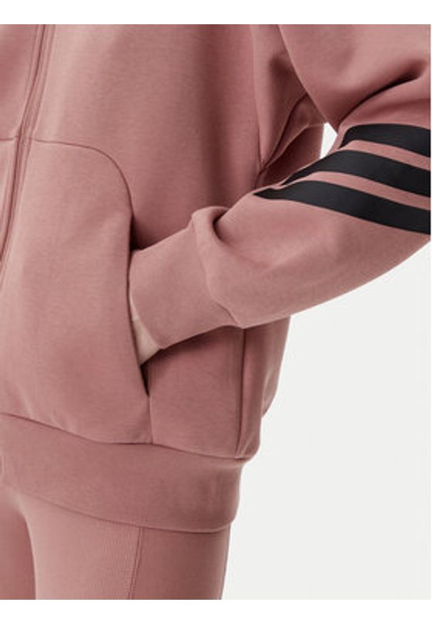 Adidas - adidas Bluza Future Icons 3-Stripes JE0177 Różowy Regular Fit. Kolor: różowy. Materiał: bawełna, syntetyk