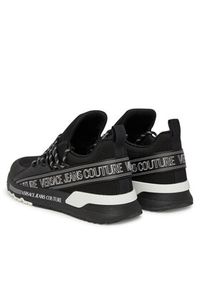 Versace Jeans Couture Sneakersy 78YA3SA3 Czarny. Kolor: czarny. Materiał: materiał #3