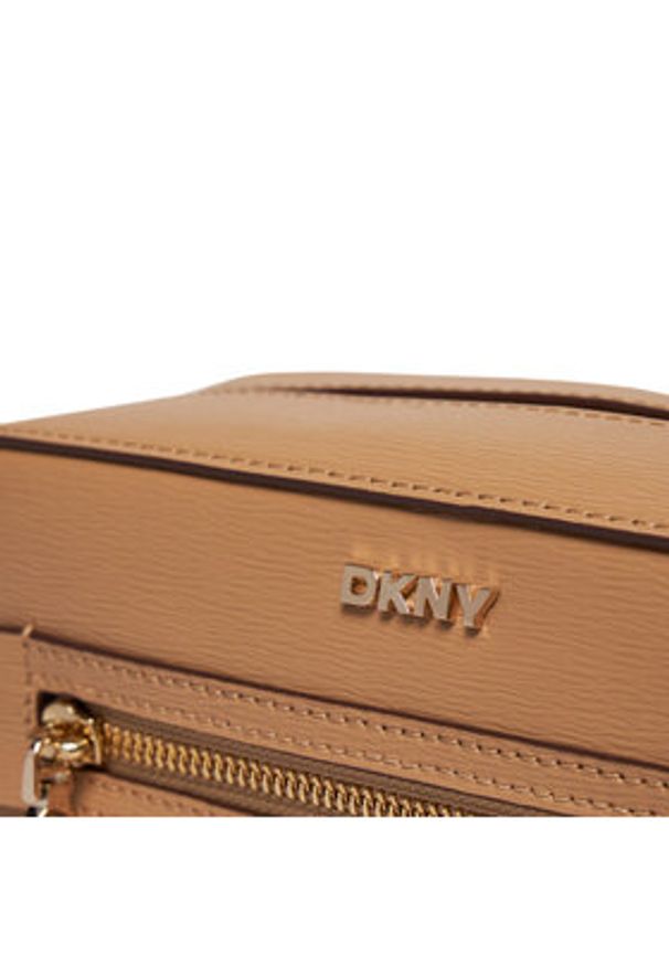 DKNY Torebka R42E3E22 Brązowy. Kolor: brązowy. Materiał: skórzane