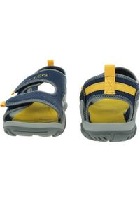 keen - Buty do chodzenia dla dzieci Keen Knotch Creek. Zapięcie: rzepy. Kolor: niebieski. Materiał: guma, syntetyk, materiał