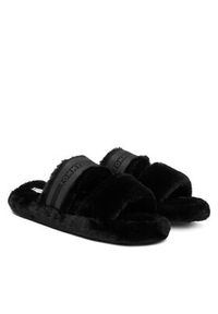 TOMMY HILFIGER - Tommy Hilfiger Kapcie Hilfiger Fur Slipper FW0FW08854 Czarny. Kolor: czarny. Materiał: materiał