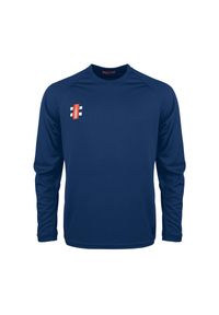 GRAY-NICOLLS - Dziecięcy dżersej z długim rękawem Gray-Nicolls Matrix V2. Kolor: niebieski. Materiał: jersey. Długość rękawa: długi rękaw. Długość: długie #1