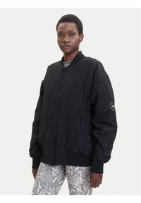Adidas by Stella McCartney - adidas by Stella McCartney Kurtka bomber True Nature JF8466 Czarny Oversize. Kolor: czarny. Materiał: syntetyk