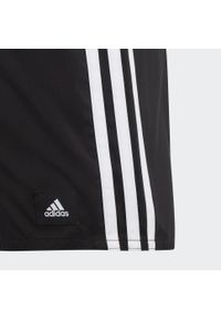 Adidas - 3-Stripes Swim Shorts. Kolor: biały, czarny, wielokolorowy. Materiał: materiał